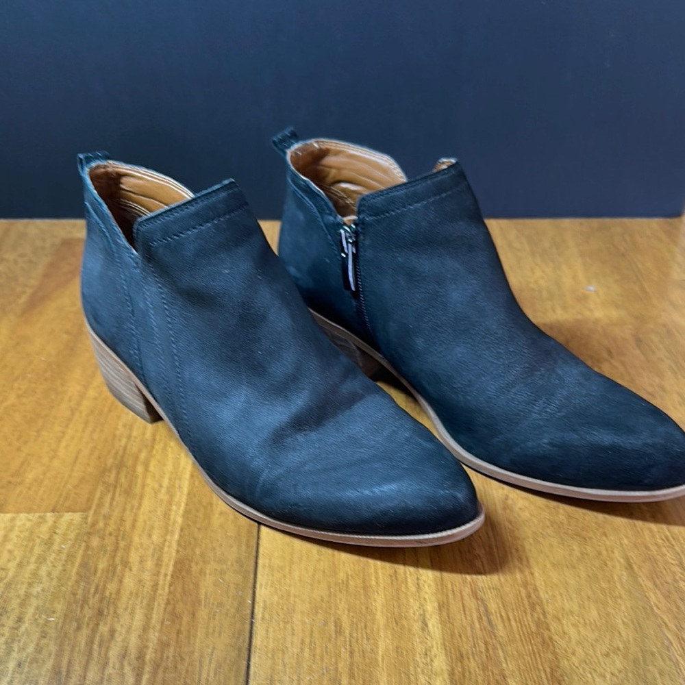 Franco Sarto Black Ankle Boots